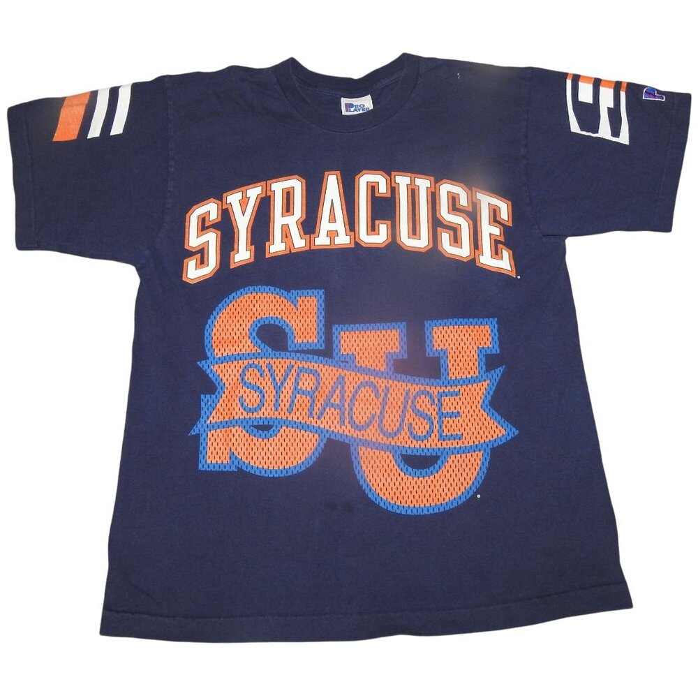 Vintage 90s Syracuse Orangemen Pro Player Single Stitch T-Shirt Men's Large